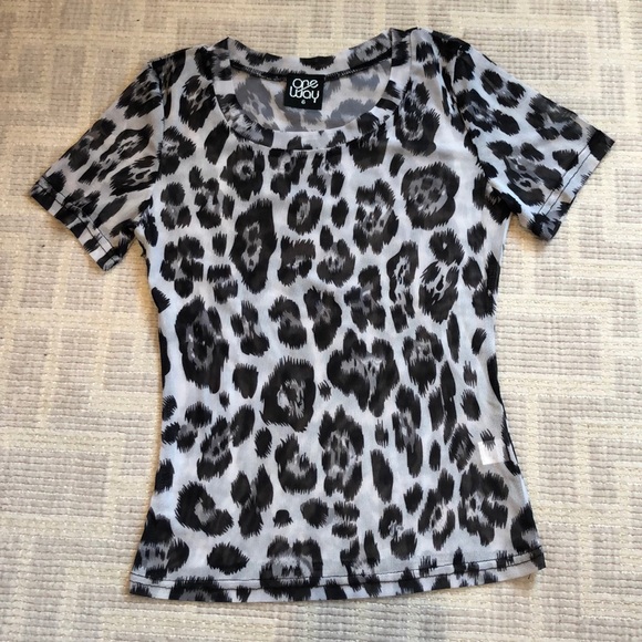 One Way Tops One Way Leopard Sheer Top Poshmark One Way Tops One Way Leopard Sheer Top Poshmark